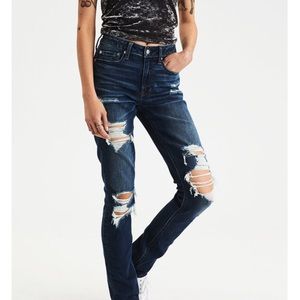 AMERICAN EAGLE VINTAGE HI-RISE SLIM JEANS